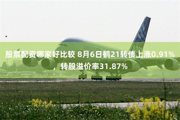 股票配资哪家好比较 8月6日鹤21转债上涨0.91%，转股溢价率31.87%