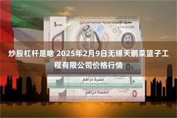 炒股杠杆是啥 2025年2月9日无锡天鹏菜篮子工程有限公司价格行情