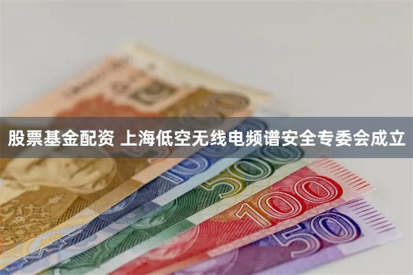 股票基金配资 上海低空无线电频谱安全专委会成立