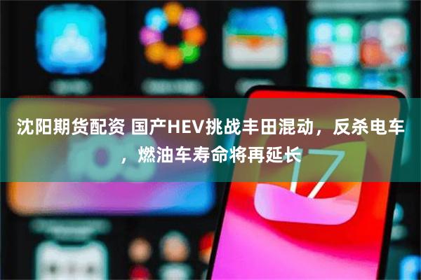 沈阳期货配资 国产HEV挑战丰田混动，反杀电车，燃油车寿命将再延长